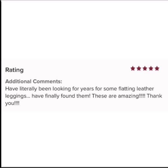 S-XL Avail! High Waisted Vegan Leather Leggings - Picture 7 of 7